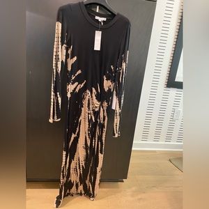 NWT Tie-dye Maxi Jersey Dress